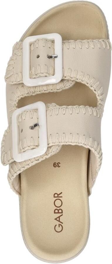 Gabor Dames Slippers 83.741.22 Off White - Foto 3