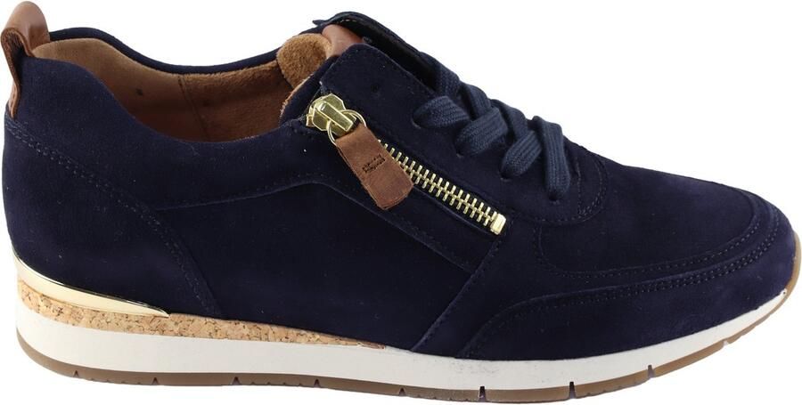 Gabor 83.411 Sneakers blauw nubuck suede