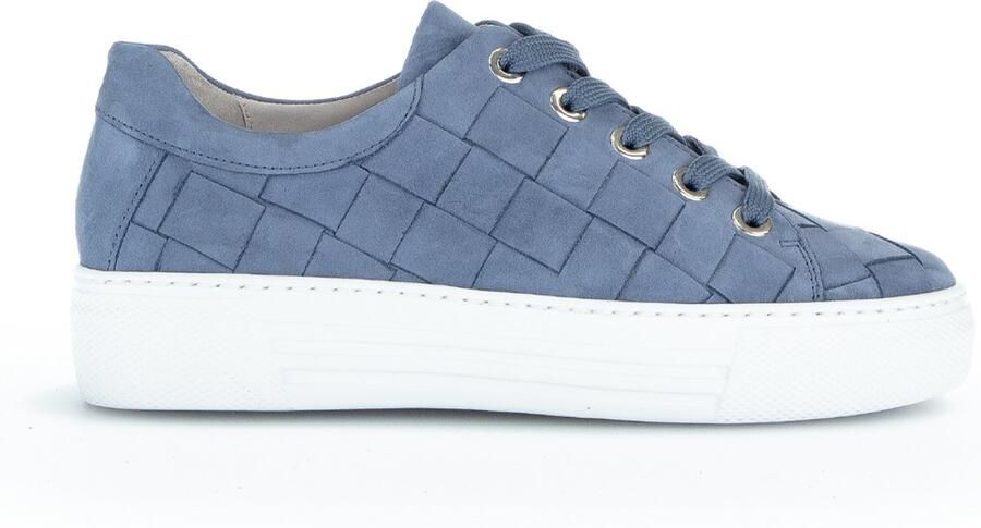Gabor Dames Sneakers 86.469.26 Jeansblauw - Foto 3