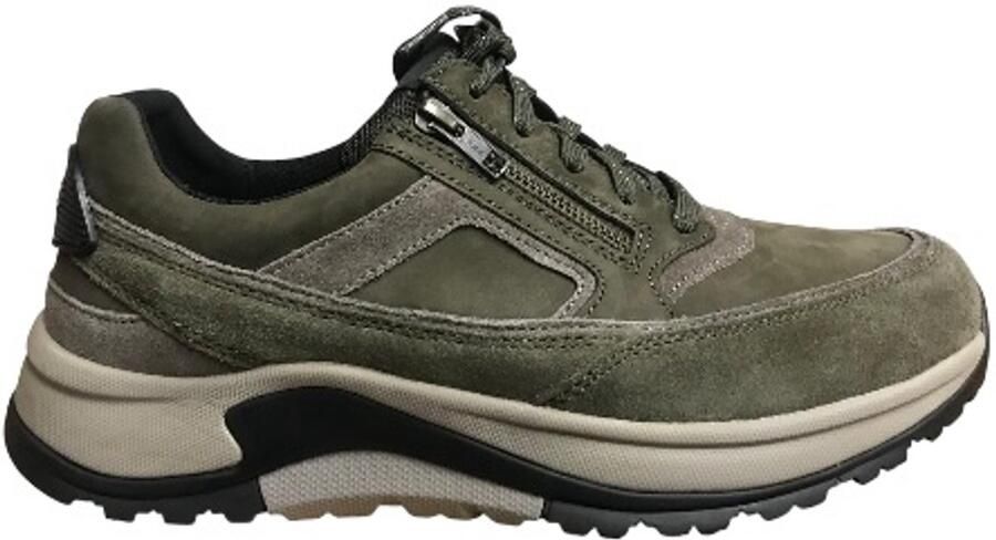Gabor Rollingsoft heren lage sneaker Donker Taupe