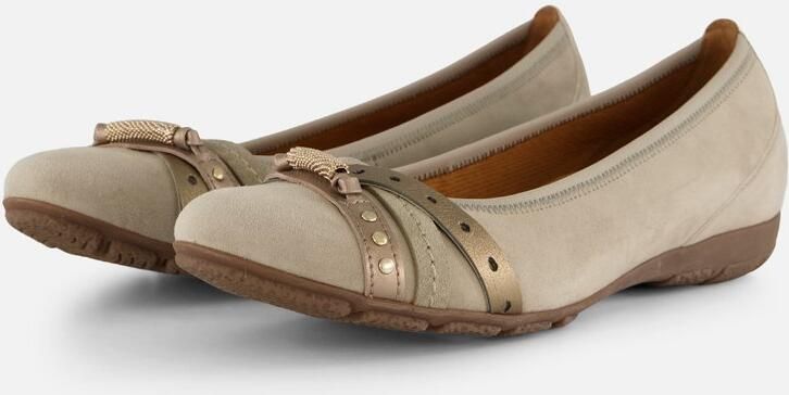 Gabor Instappers beige Leer Dames - Foto 2
