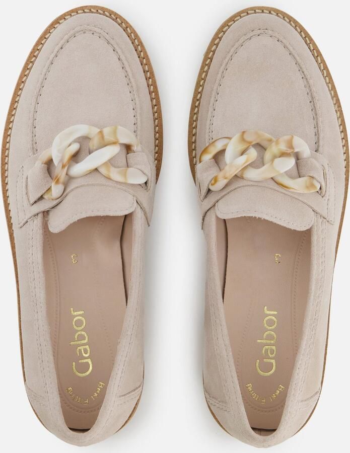 Gabor Instappers Dames Instapschoenen Damesschoenen Suède 25.240 sue Zand - Foto 4