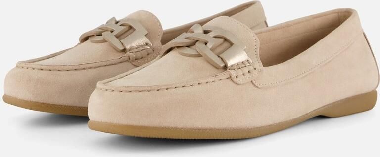 Gabor Instappers beige Suéde