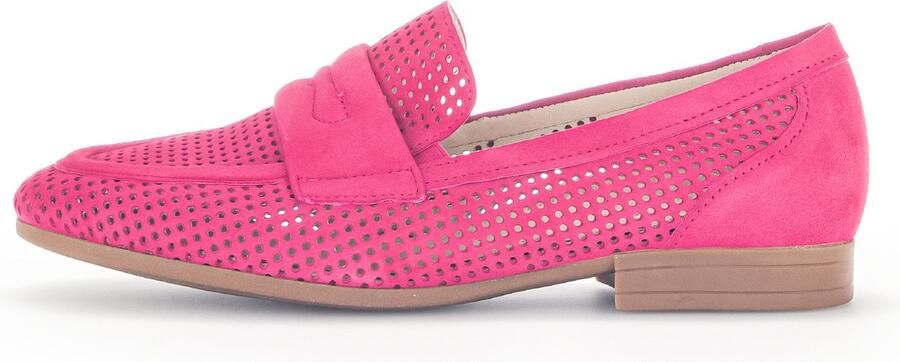 Gabor Instappers Dames Instapschoenen Damesschoenen Suède 22.424 Fuchsia - Foto 13