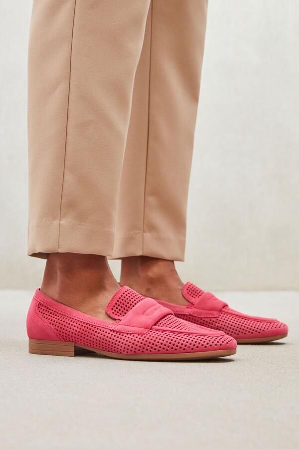 Gabor Instappers Dames Instapschoenen Damesschoenen Suède 22.424 Fuchsia - Foto 4