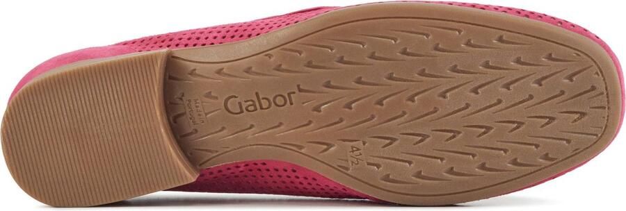 Gabor Instappers Dames Instapschoenen Damesschoenen Suède 22.424 Fuchsia - Foto 19