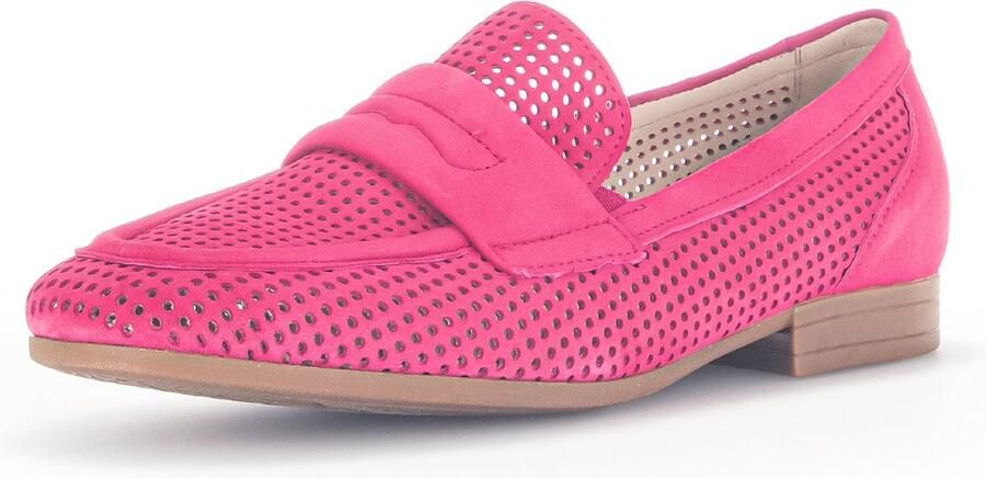 Gabor Instappers Dames Instapschoenen Damesschoenen Suède 22.424 Fuchsia - Foto 9