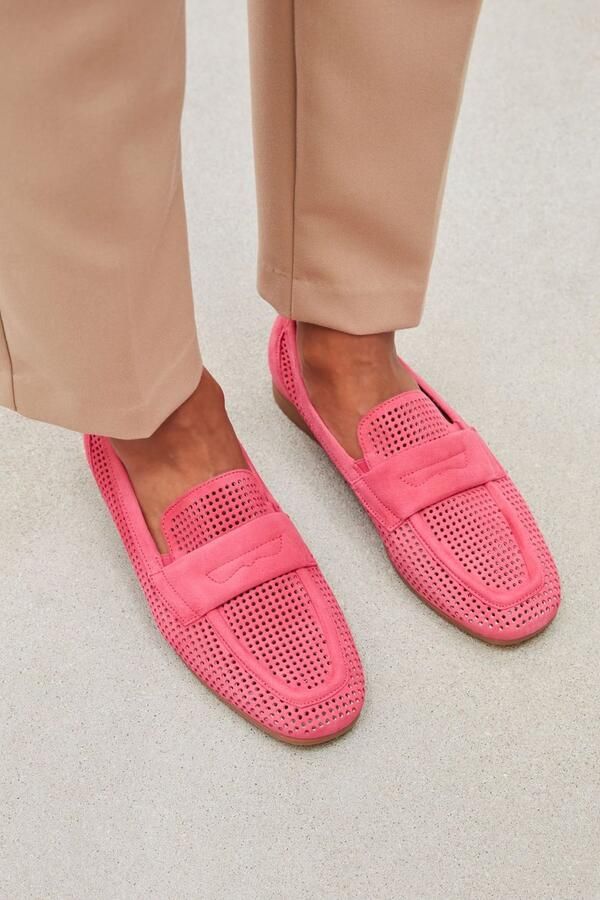Gabor Instappers Dames Instapschoenen Damesschoenen Suède 22.424 Fuchsia - Foto 5
