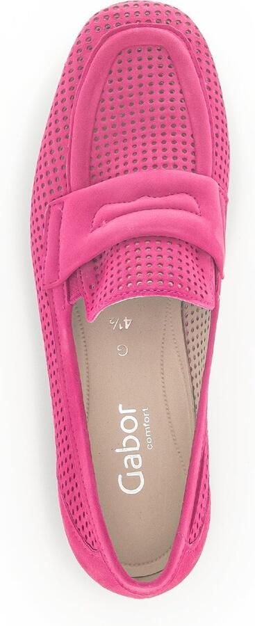 Gabor Instappers Dames Instapschoenen Damesschoenen Suède 22.424 Fuchsia - Foto 12