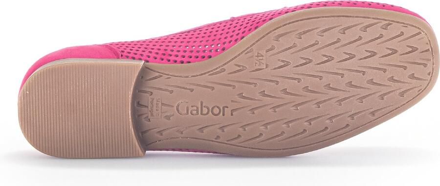 Gabor Instappers Dames Instapschoenen Damesschoenen Suède 22.424 Fuchsia - Foto 11