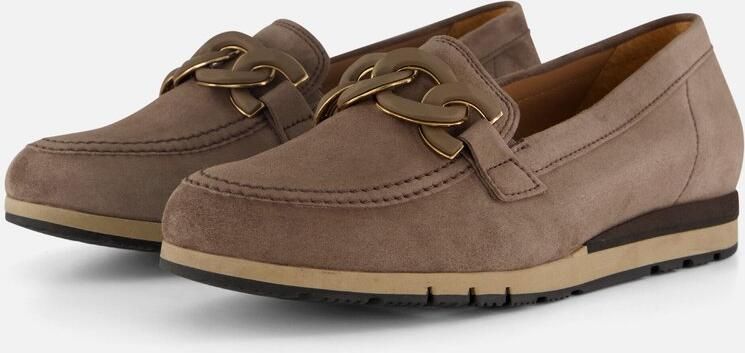 Gabor Instappers taupe Suede