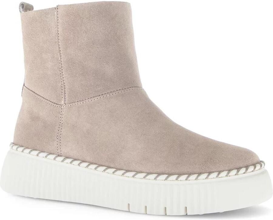 Gabor Winterlaarzen plateau enkellaars met praktische binnenzijde ritssluiting