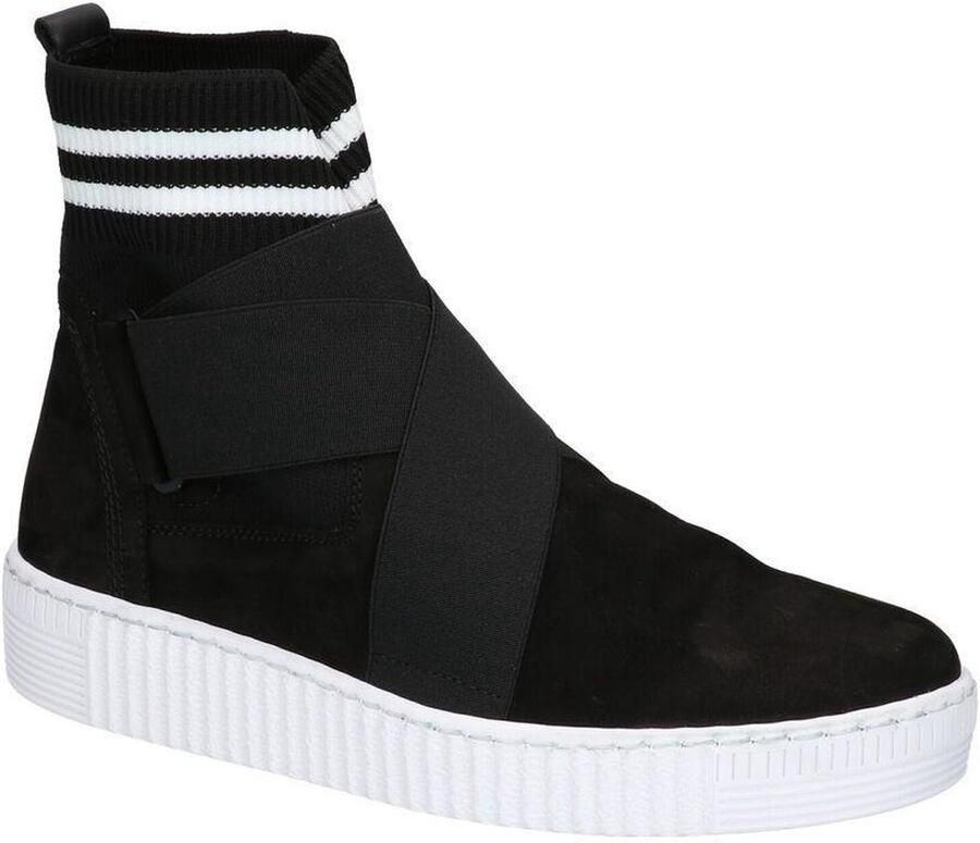 Gabor Best Fitting Zwarte Slip-on Sneakers Dames