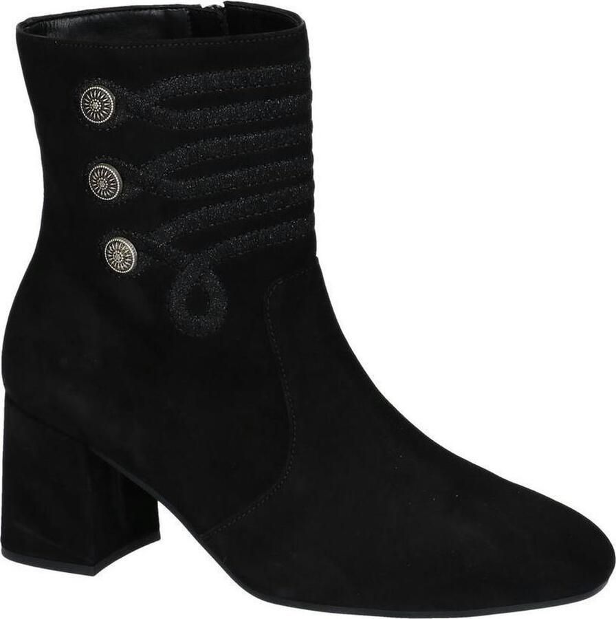 Gabor Zwarte Enkellaars Black Dames