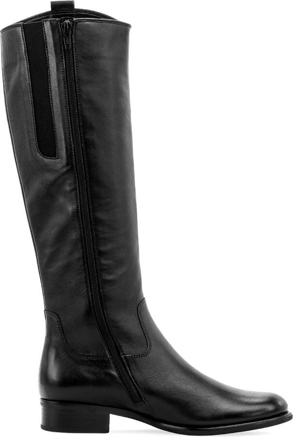 Gabor lange laars schachtwijdte S 71.648.27 Zwart