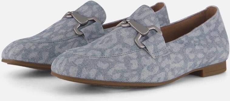 Gabor Leopard Instappers blauw Synthetisch Dames - Foto 1