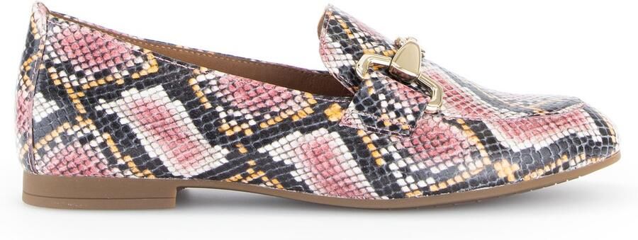 Gabor Loafer Python Roze Combi