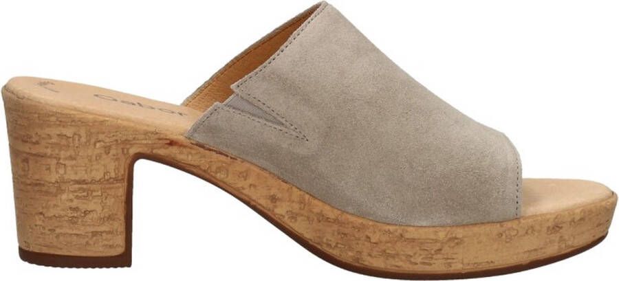 Gabor Slippers plateau comfortabele schoen zomerschoen met praktische klittenbandsluitingen - Foto 2