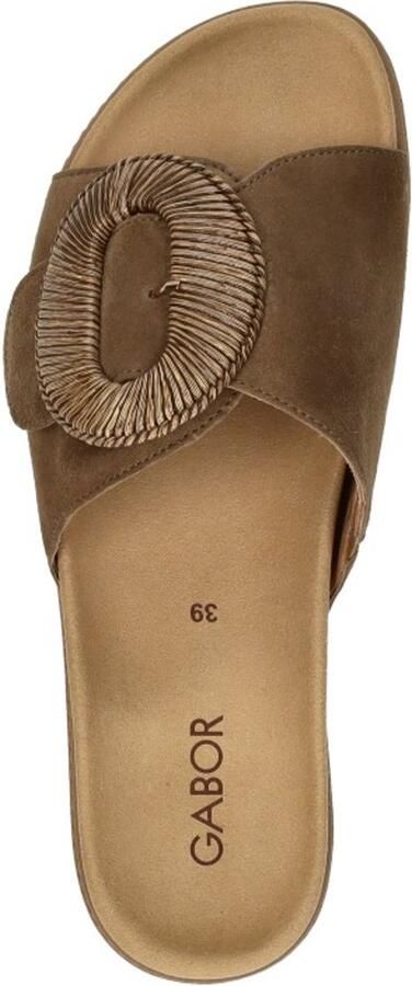 Gabor 83.742.14 Slippers Bruin Suede Dames Bruin - Foto 7