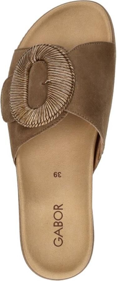 Gabor 83.742.14 Slippers Bruin Suede Dames Bruin - Foto 7