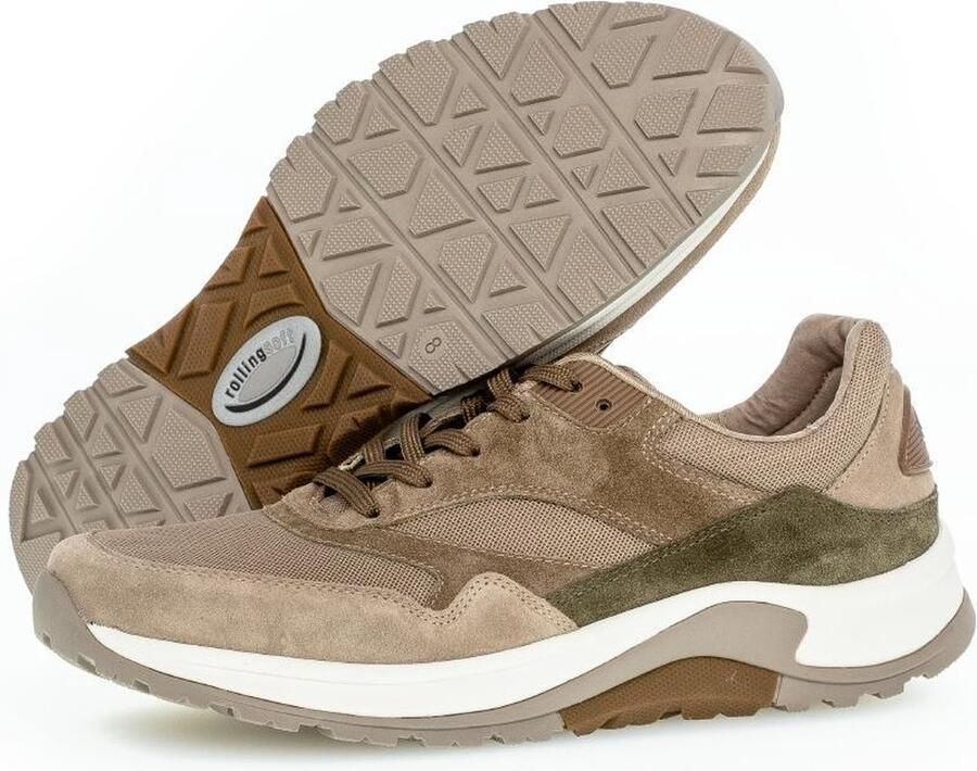 Gabor Pius Rollingsoft 8000.11.04 Heren Wandelsneakers Beige - Foto 3