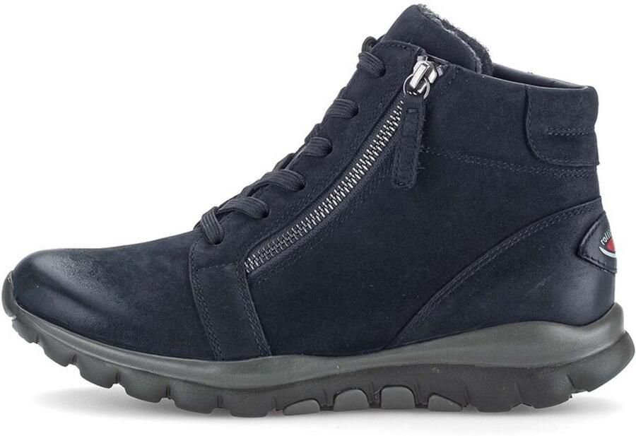 Gabor Rollingsoft Hoge veterschoenen sleehak comfortabele boots met geprofileerde rubberen loopzool - Foto 2