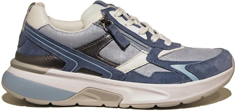 Gabor Rolling Soft blauwe dames sneakers