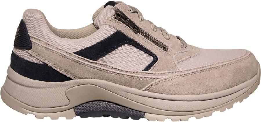 Pius Gabor Rolling Soft grijze suède heren sneakers