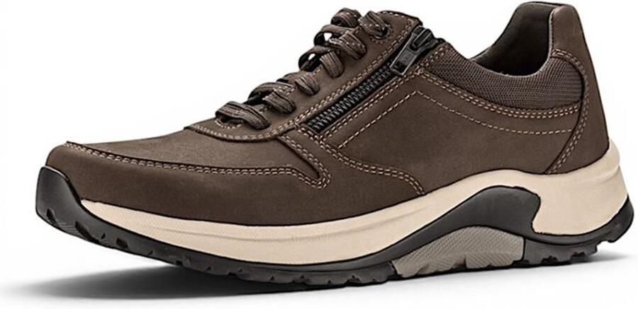 Gabor Rollingsoft Heren Sneaker Donker Bruin Nubuck