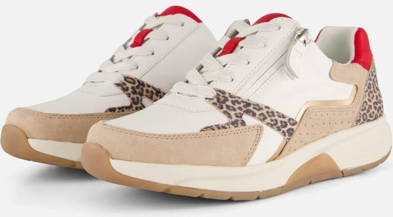 Gabor Rolling soft sneakers wit leopard Dames