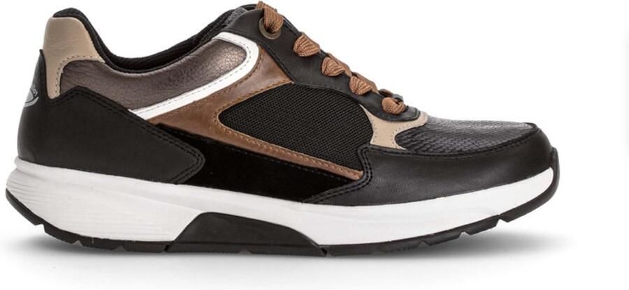 Gabor Rollende sneaker voor vrouwen zwart Multicolor Dames