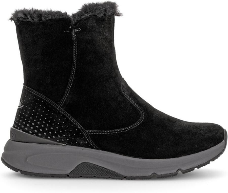 Gabor Rollingsoft Winterlaarzen sleehak enkellaars met de typische rollingsoft-buitenzool