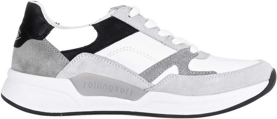 Gabor Rollingsoft 86.958 Sneaker White Lightgrey Black
