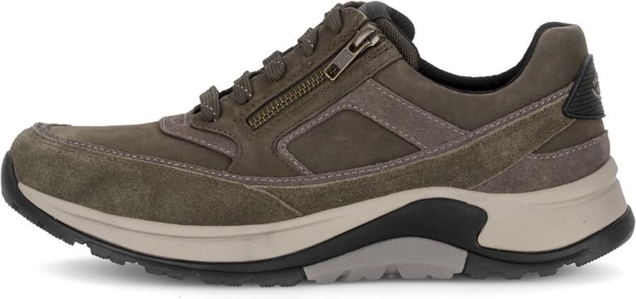 Gabor Rollingsoft Heren sneaker met twee ritsen Artikel 0100.02.04 Groen