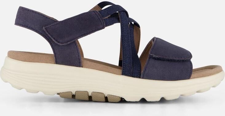Gabor Rollingsoft Sandalen blauw Synthetisch Dames