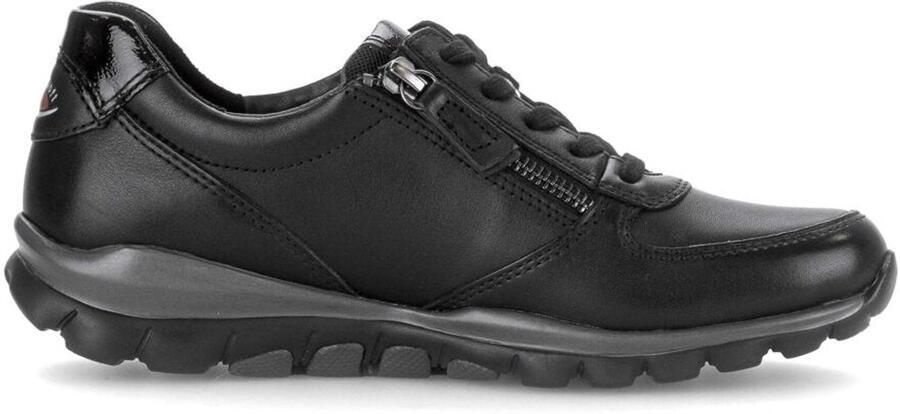Gabor rollingsoft sensitive 0100.01.003 dames rollende wandelsneaker Zwart