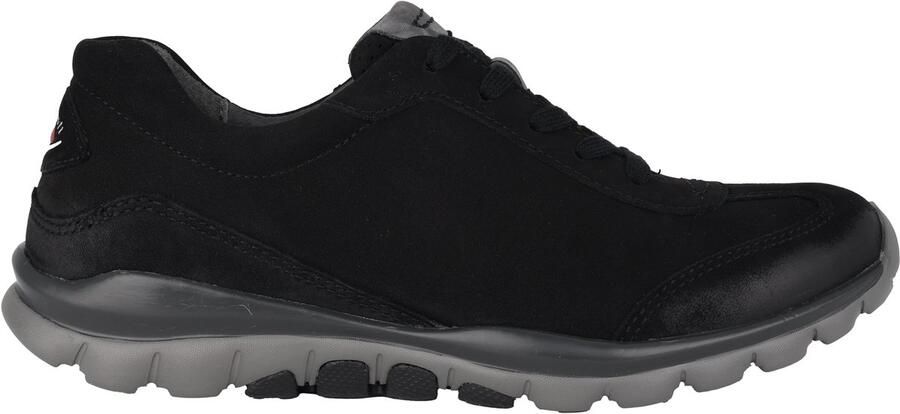 Gabor rollingsoft sensitive 06.965.47 dames rollende wandelsneaker zwart