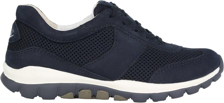 Gabor rollingsoft sensitive 06.966.46 dames rollende wandelsneaker Blauw