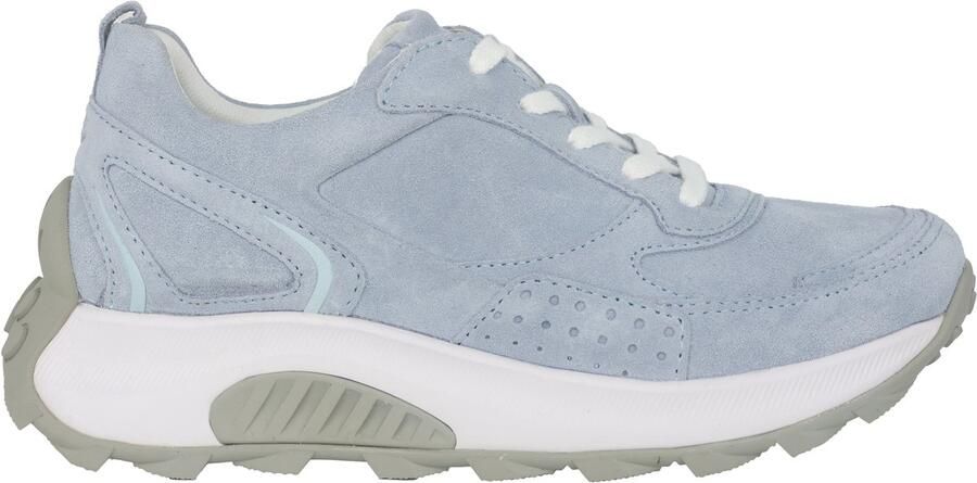 Gabor rollingsoft sensitive 26.915.36 dames rollende wandelsneaker blauw