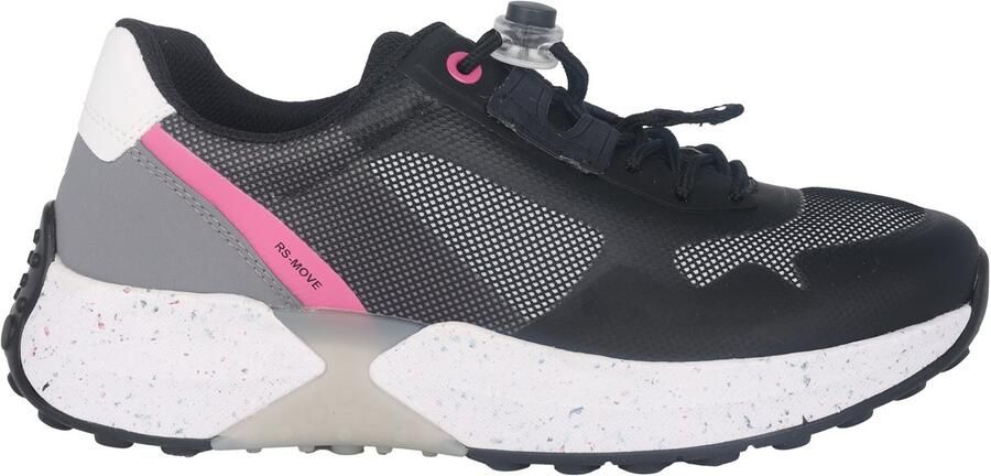 Gabor rollingsoft sensitive 26.995.27 dames rollende wandelsneaker Zwart