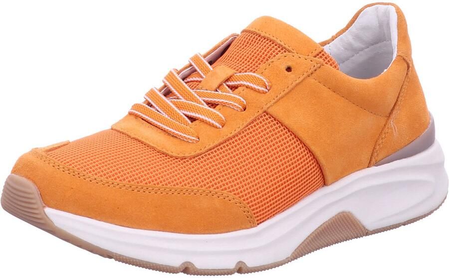 Gabor rollingsoft sensitive 46.897.31 dames rollende wandelsneaker Oranje