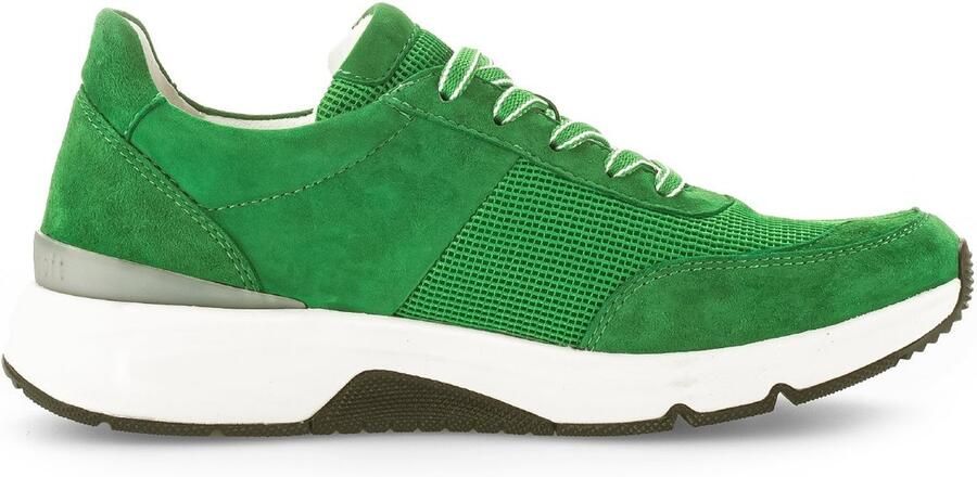 Gabor rollingsoft sensitive 46.897.34 dames rollende wandelsneaker groen