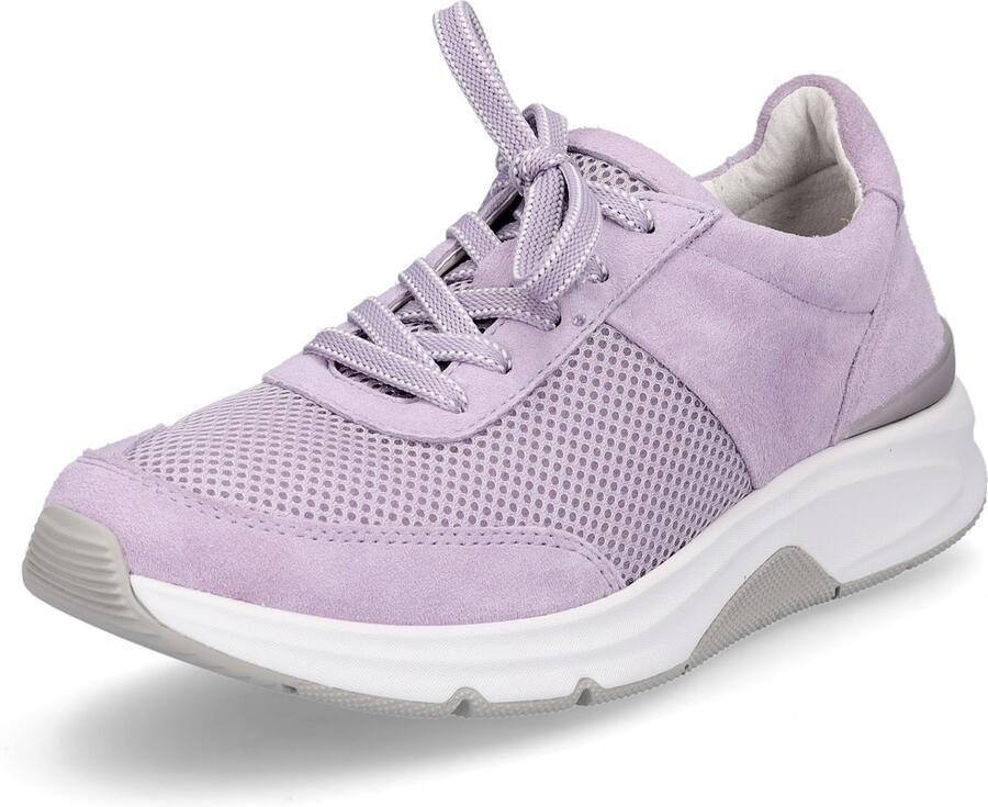 Gabor rollingsoft sensitive 46.897.39 dames rollende wandelsneaker paars