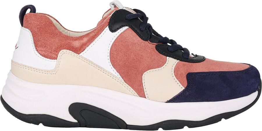 Gabor rollingsoft sensitive 46.916.28 dames rollende wandelsneaker multikleur