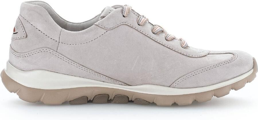 Gabor rollingsoft sensitive 46.965.31 dames rollende wandelsneaker beige