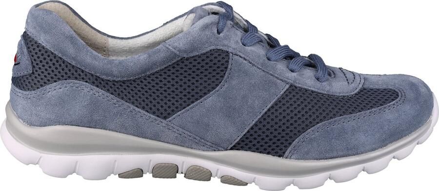 Gabor rollingsoft sensitive 46.966.26 dames rollende wandelsneaker Blauw