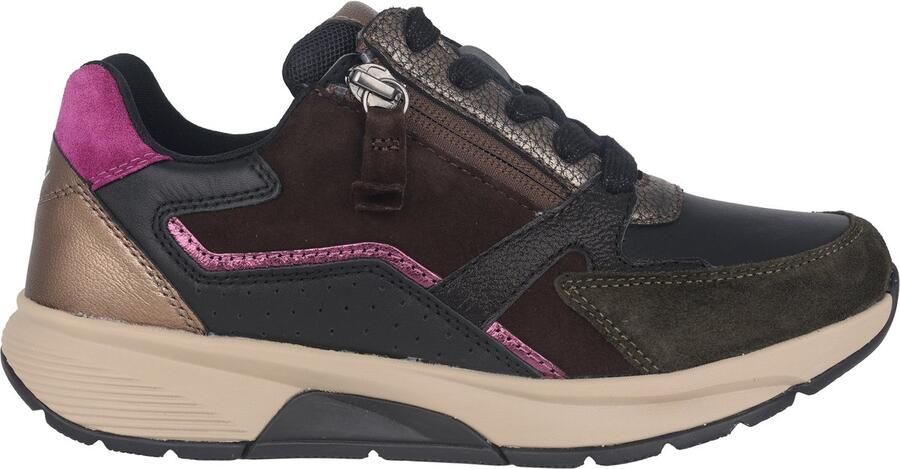 Gabor rollingsoft sensitive 56.878.63 dames rollende wandelsneaker Multikleur