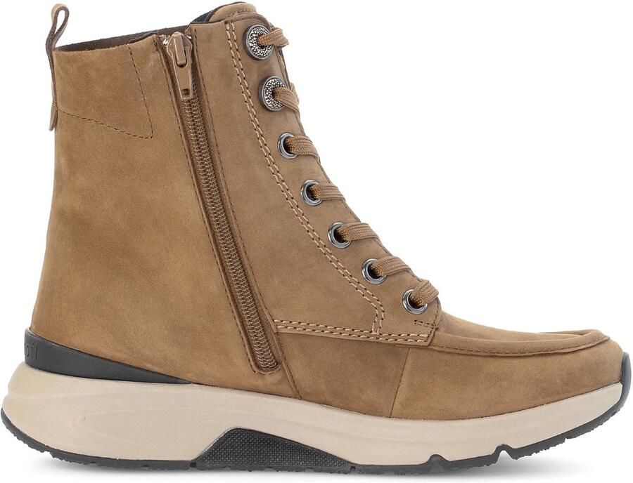 Gabor rollingsoft sensitive 56.884.44 dames rollende wandelsneaker Bruin