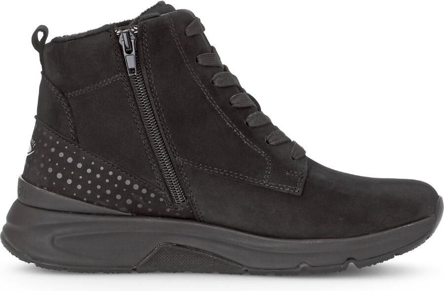 Gabor rollingsoft sensitive 56.885.47 dames rollende wandelsneaker Zwart