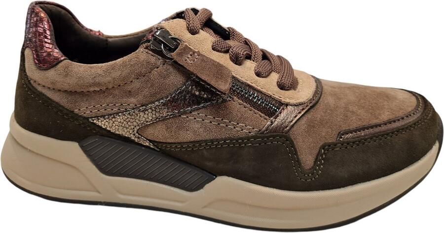 Gabor Rollingsoft sensitive 56.957.30 dames rollende wandelsneaker multikleur